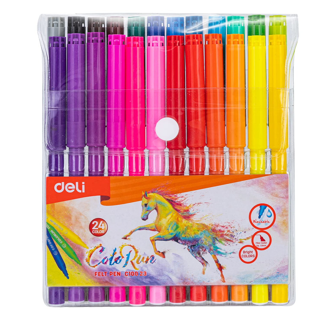 Deli coloring product felt pen c10023 assorted