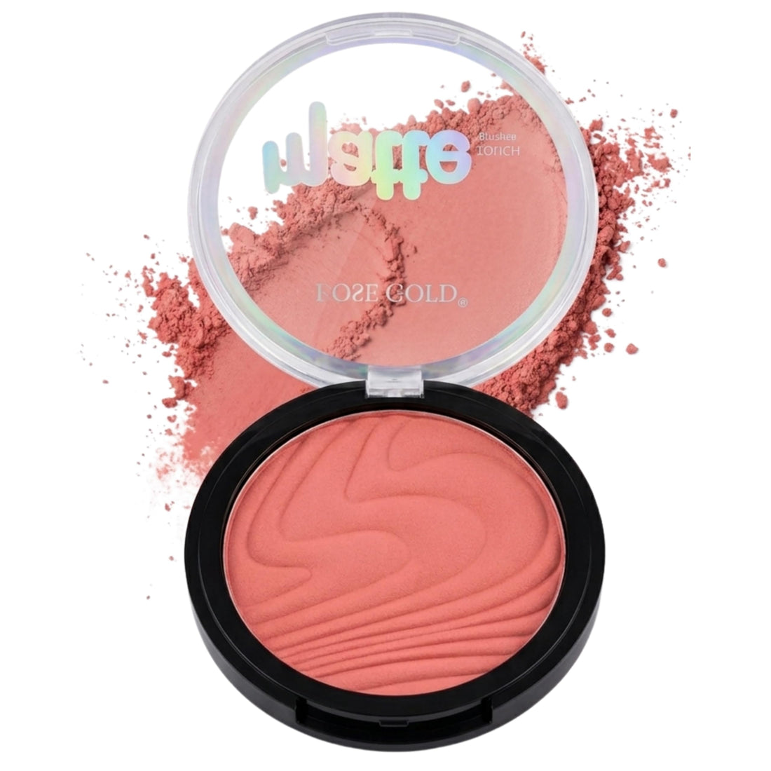 Nude powder blush, pressed powder with a mineral formula, long-lasting, buildable coverage, soft matte finish, talc-free, vegan and creamy (03)