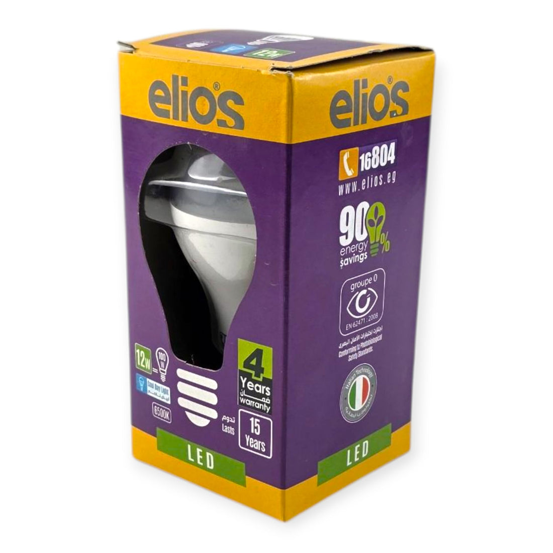 elios LED Bulb 12W -White - E27
