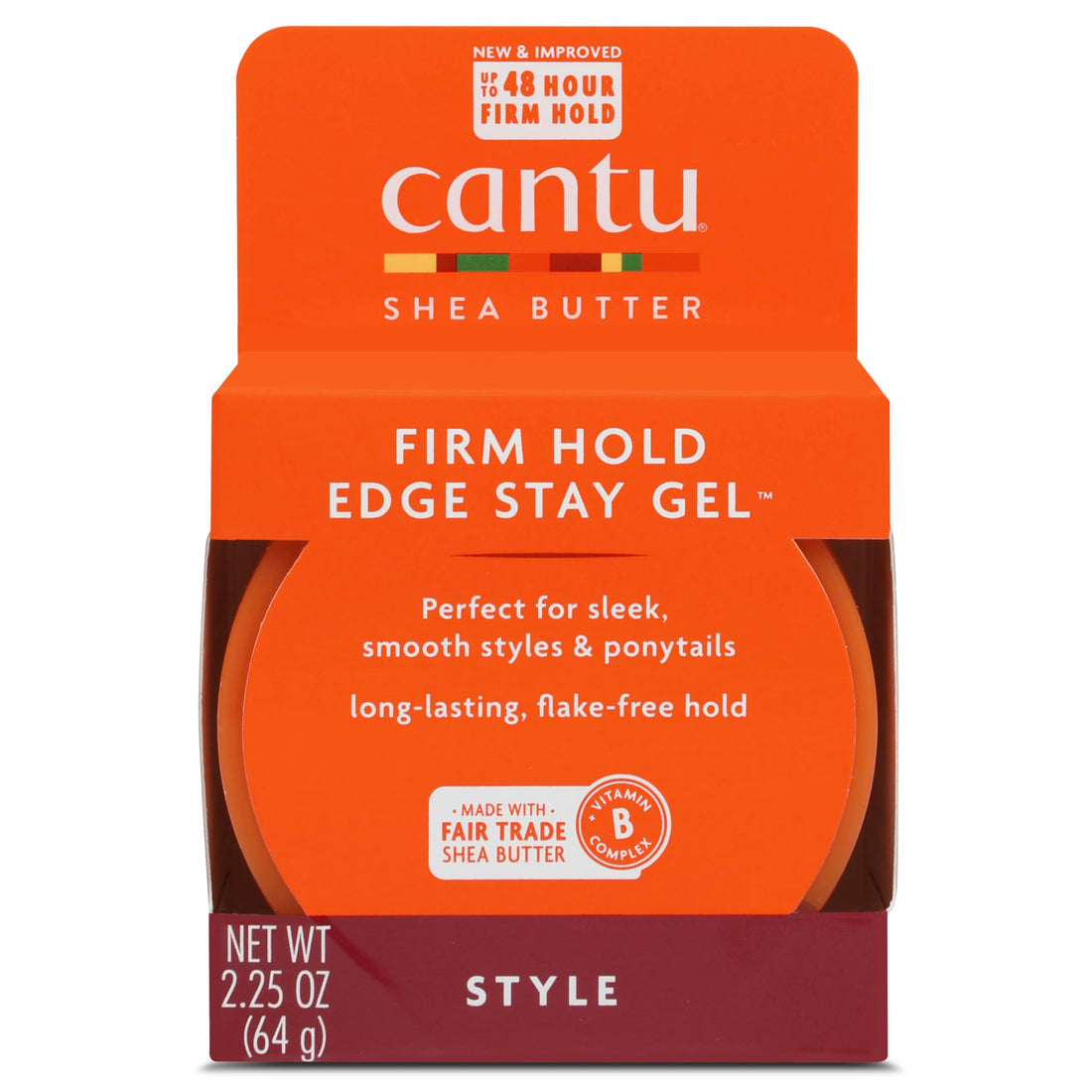 Cantu Shea Butter Extra Hold Edge Setting Gel 64 G