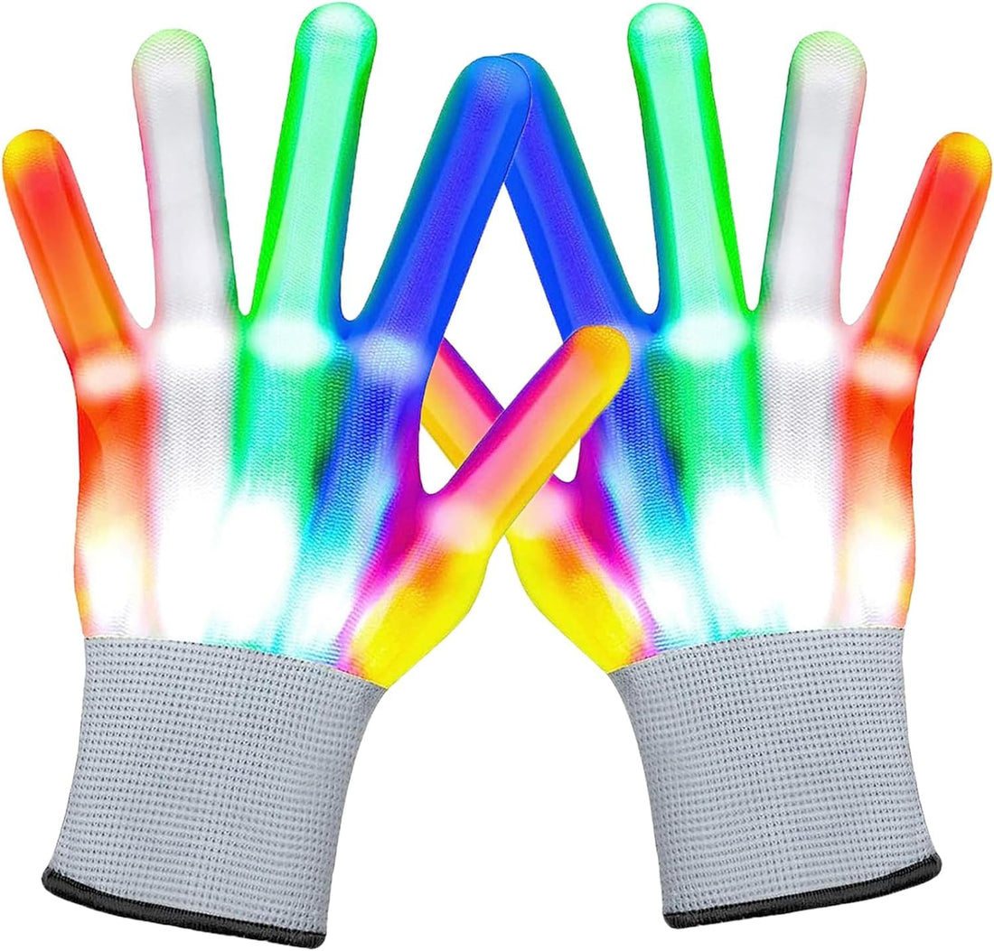 Mecctuck Gloves, Flashing Gloves, Halloween Party Bags, Children's Birthday, Gloves for Halloween, Christmas, Raves Party, Clubs, Party Gifts