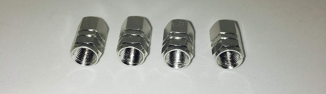 4 Pcs Aluminum Tire Wheel Rims Stem Air Valve Caps Tyre Cover