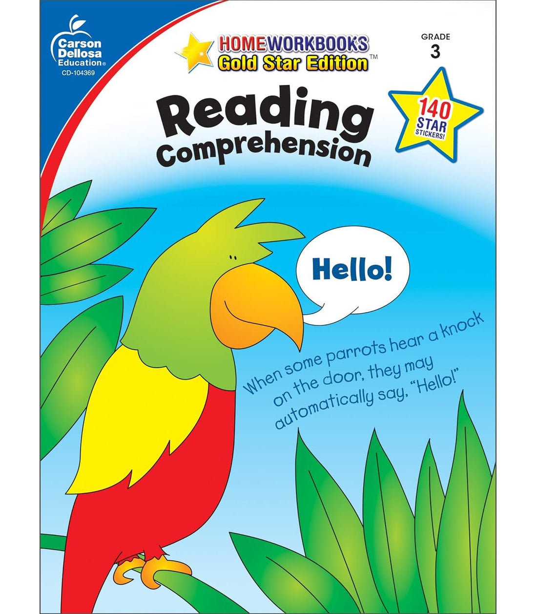 Carson Dellosa Reading Comprehension 3rd Grade Workbook, Incentive Chart, Educational Games, Puzzles, and Activities Covering Vocabulary, Main Idea, ... Curriculum (Volume 16) (Home Workbooks)