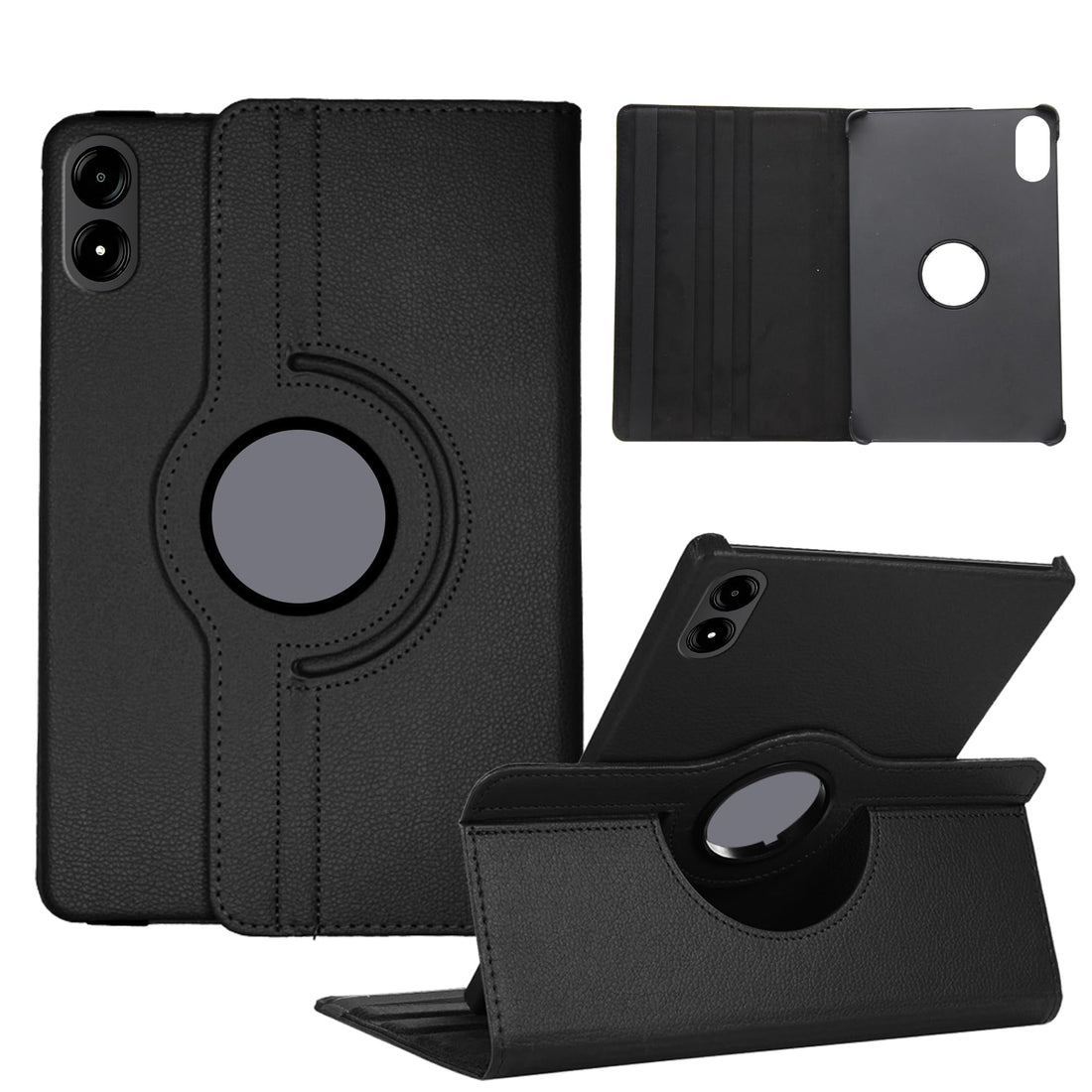 NALACAL 360° Rotating Tablet Case for Xiaomi Redmi Pad Pro - Multi-Angle Stand 12.1 Inch Protective Cover, Multi-Position Premium Case