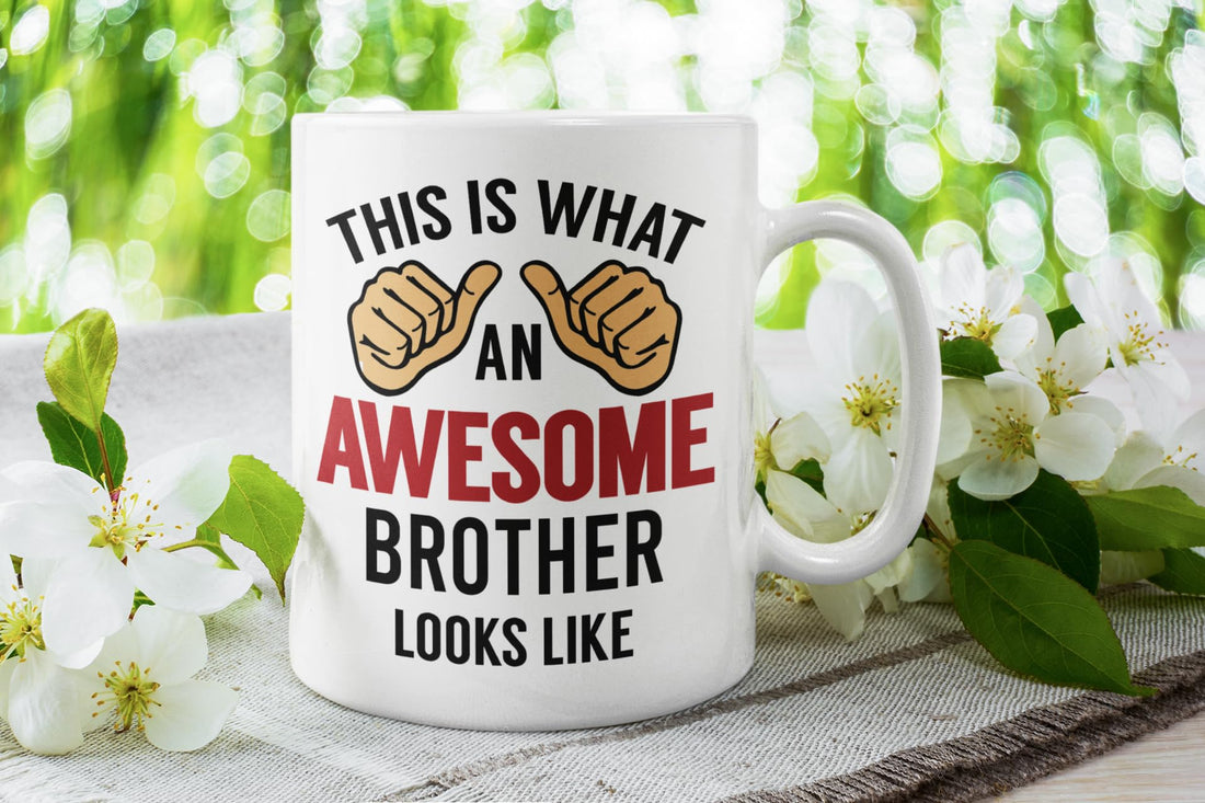 London Mug Company - Awesome Brother Mug, Aunt Gift, Brother Present, Best Brother Gift