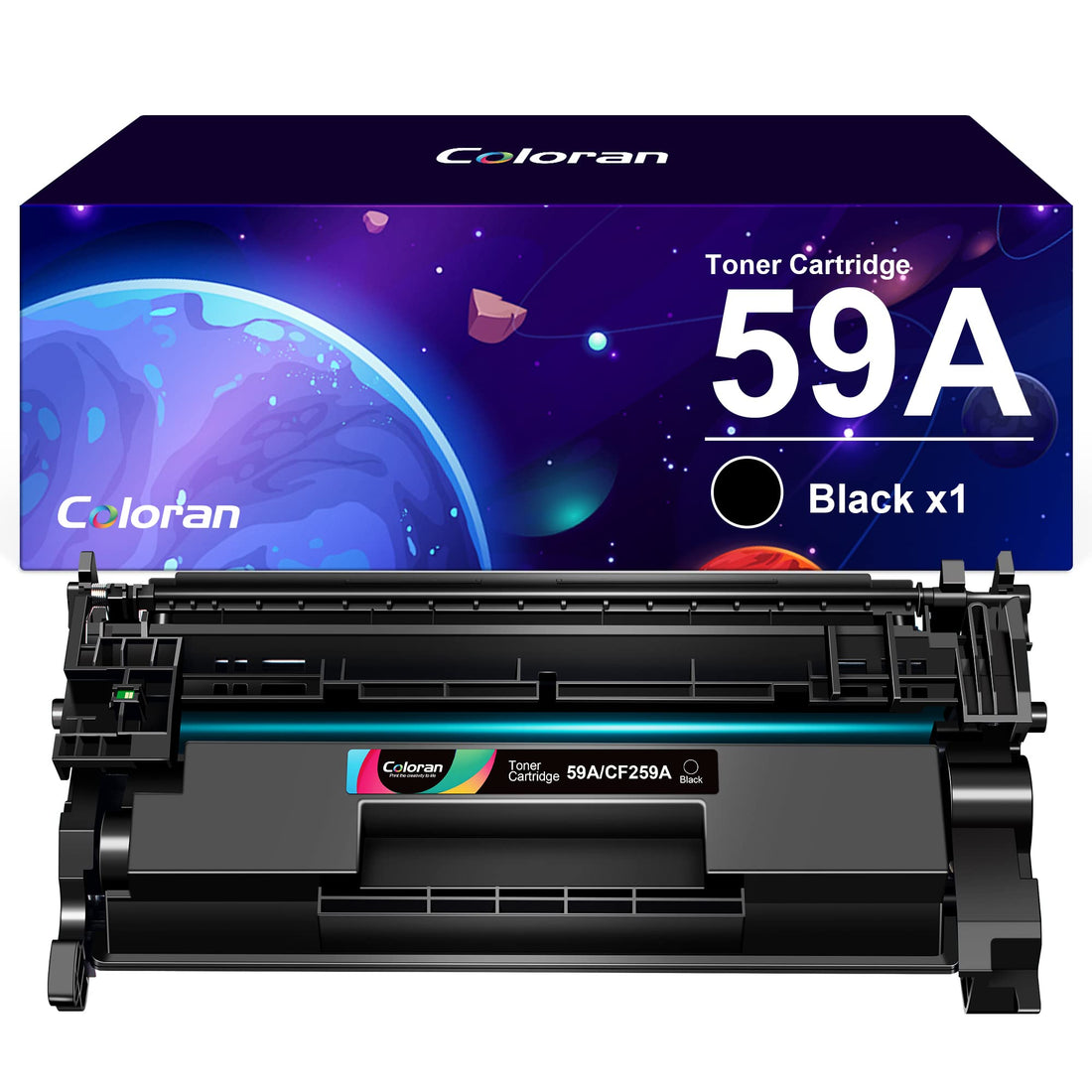 Coloran 59A Toner Compatible with HP 59A 59X CF259A CF259X for HP Laserjet Pro M404dw Toner M404n M404dn MFP-M428dw MFP-M428dn MFP-M428fdw (1 Black)