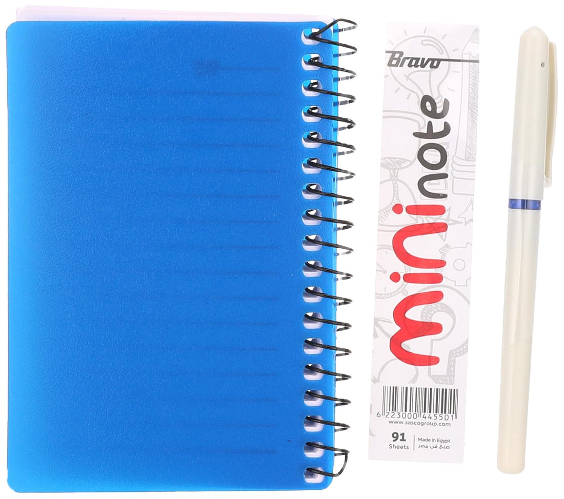 Bravo New A5 Mini Notebook, 91 Sheets, 14.55 cm x 10 cm Size