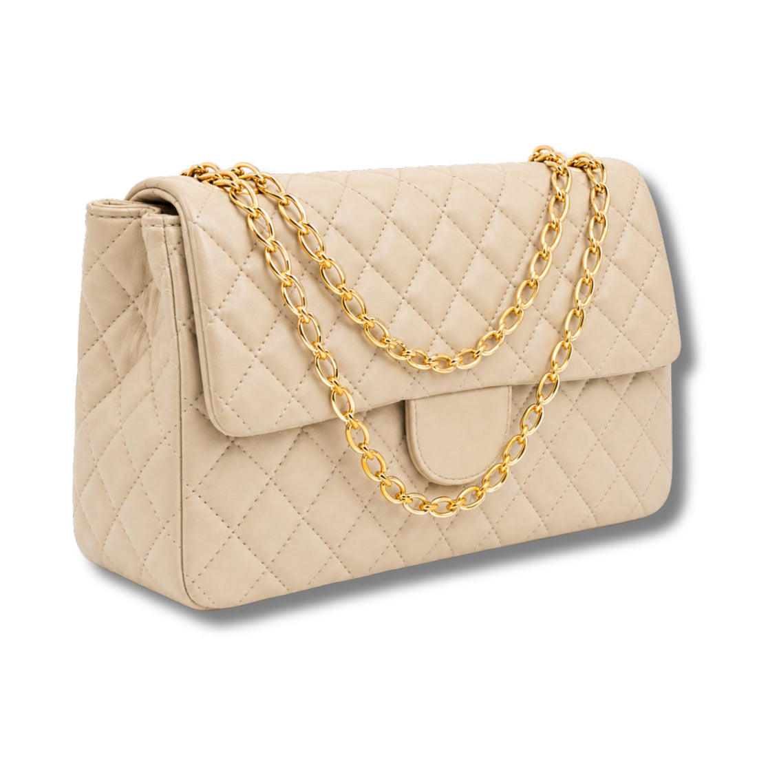 AYSLE 1690 Women’s Quilted PU Leather Shoulder Bag | Elegant Chain Crossbody Handbag | Gold Hardware | Magnetic Flap Closure | 16×26×10 CM
