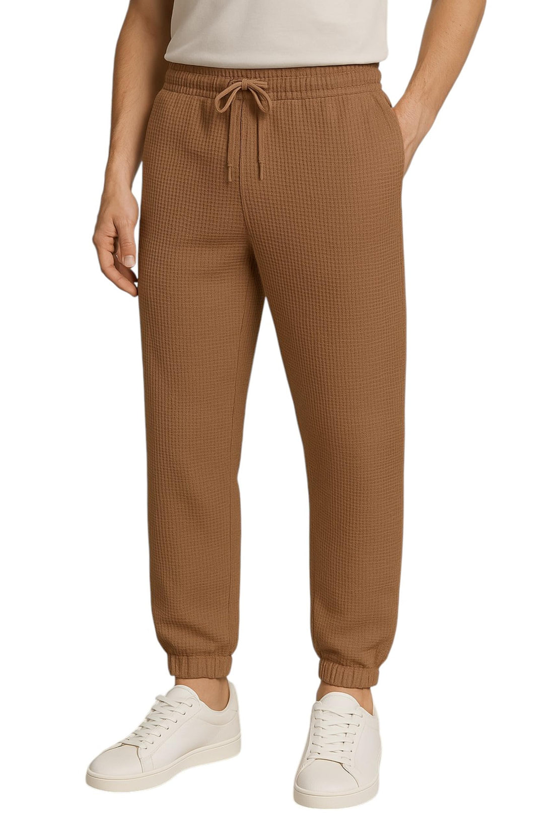 Mizah Men's Fashion Pants Cotton Cotton Elastic Waist + Bottom Leg Comfort High Quality - Sherwal For Youth And Men