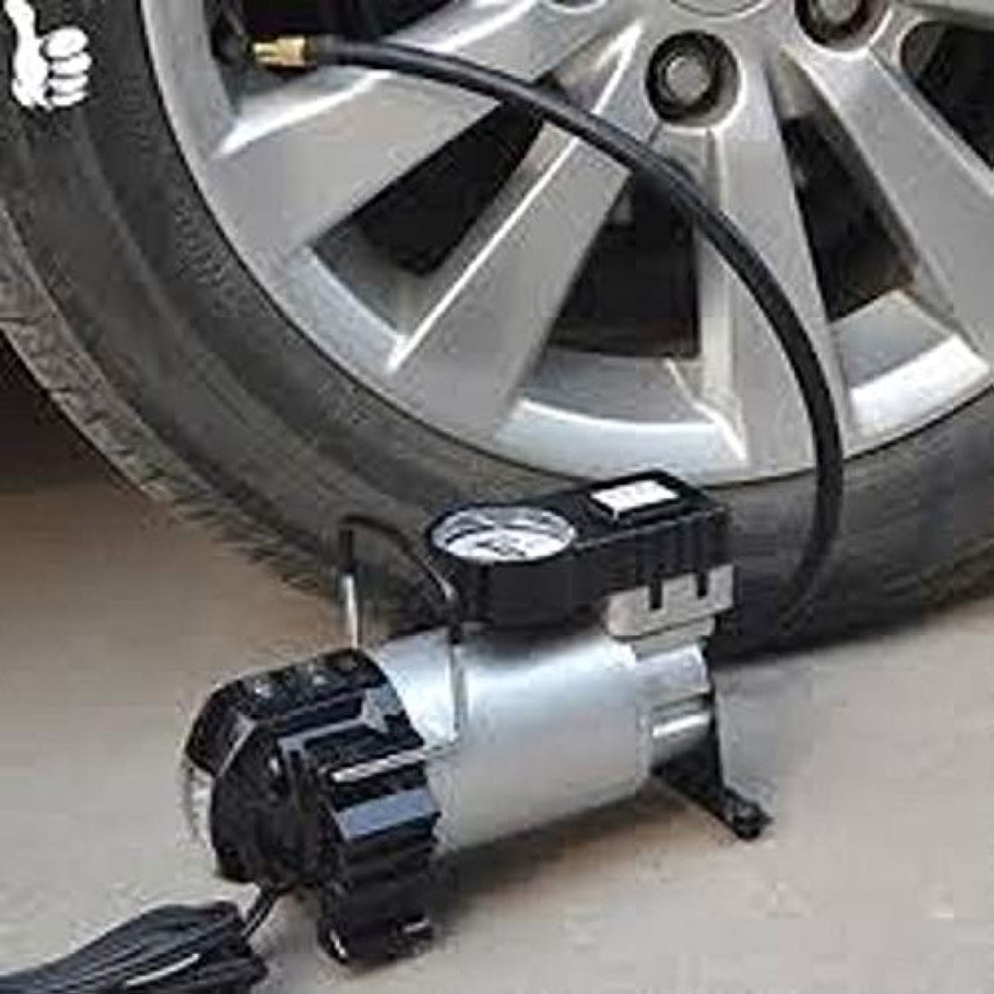 one year warranty_12V Car Auto Electric Pump Air Compressor Portable Tire Inflatoramazom1068264