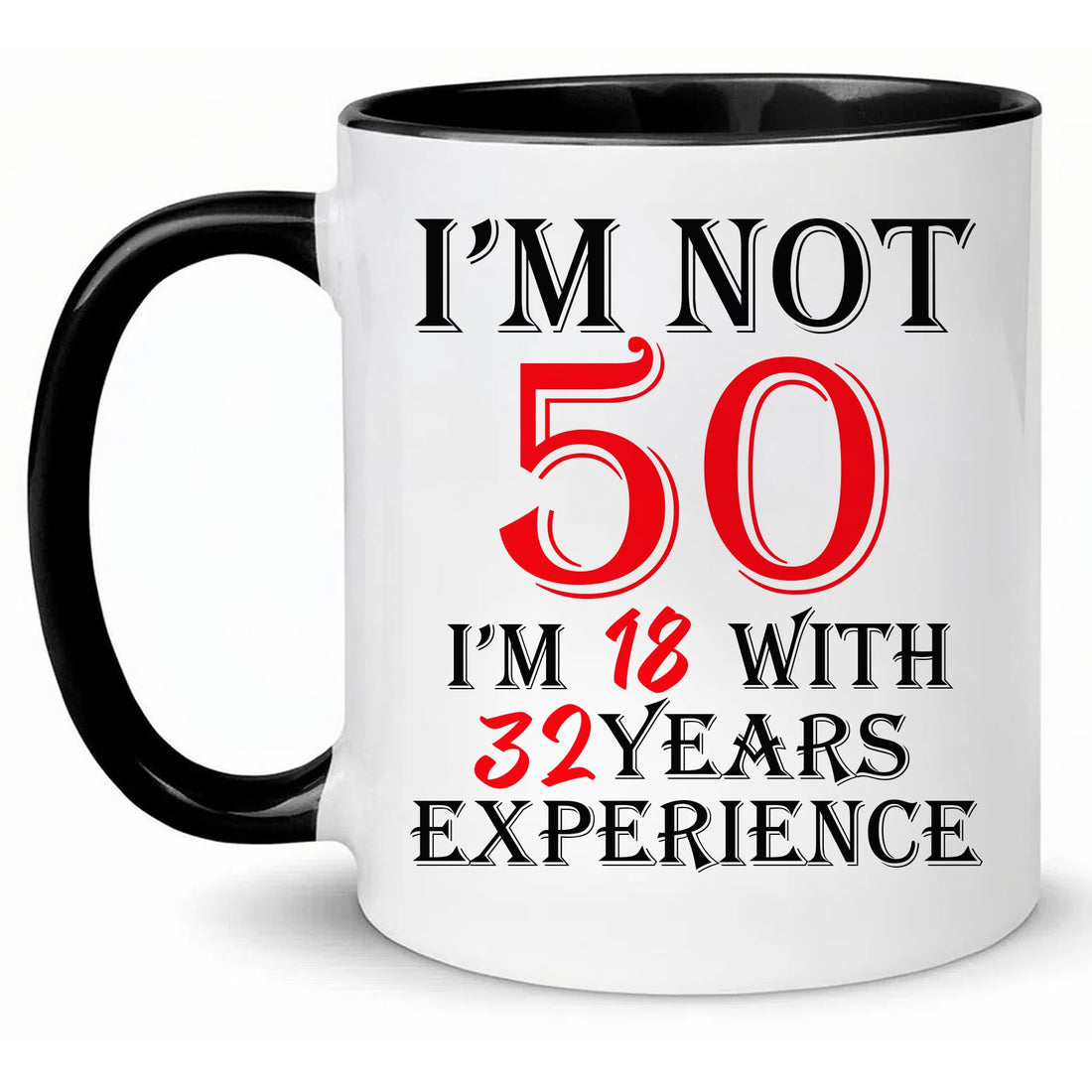Choinn 50th Birthday Gifts for Women Men, 1975 50 Years Old Birthday Gift Coffee Mug, Funny 50th Birthday Gift Ideas - Fathers Day Mothers Day Christmas for Dad, Mom, Aunt, Uncle, Grandma, Grandpa