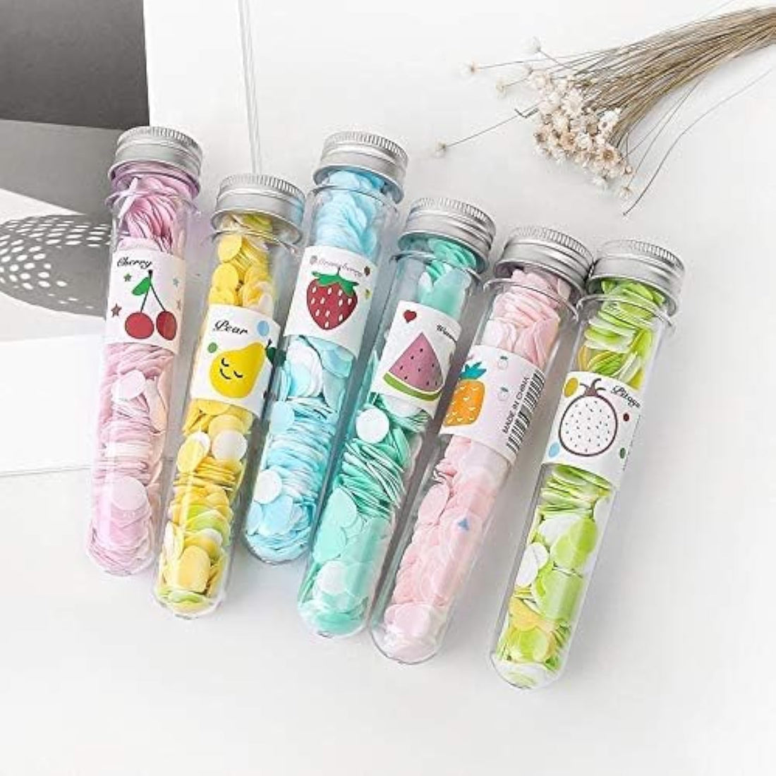 YBN Paper Soap | Disposable Mini Soap Paper | Scented Soap Bath Flakes | Portable Flower Tube Petals | Tube Shape Bottle Paper Soap For Travelling | (Pack of 2)