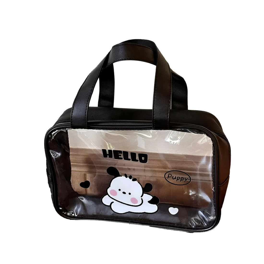 Cute Printed Organizer - 3-Piece Handbag Set with Clear Front, Easy to Carry, Perfect for Work and Travel (model 1)