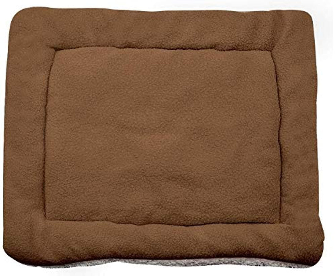 Moro Moro 3 Warm Soft Cotton Dog Beds Mat Cushion Pet Blanket Furry Bed Sofa For Dogs Cats - Brown(L)