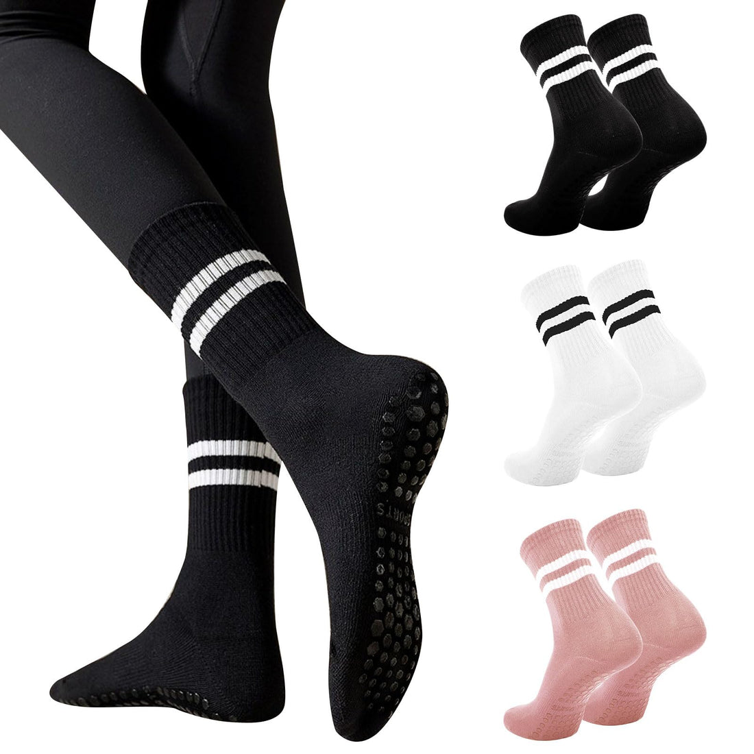 Risipu Women Yoga Socks Non Slip Socks