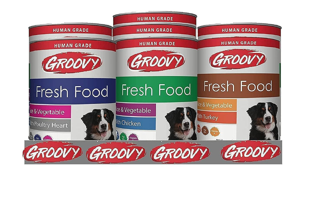 Groovy Fresh Wet Food for Dogs - 400g X 7