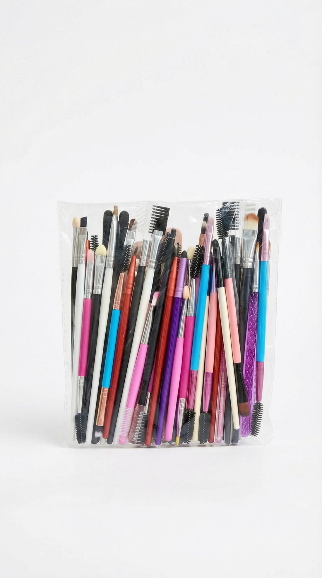 Nopatia Professional Makeup Brush Set for Makeup Artists, Eye Drawing, Eyebrows, Lash Tinting and Lining, All in One Case with Wide Variety of Fine and Soft Cosmetic Aids