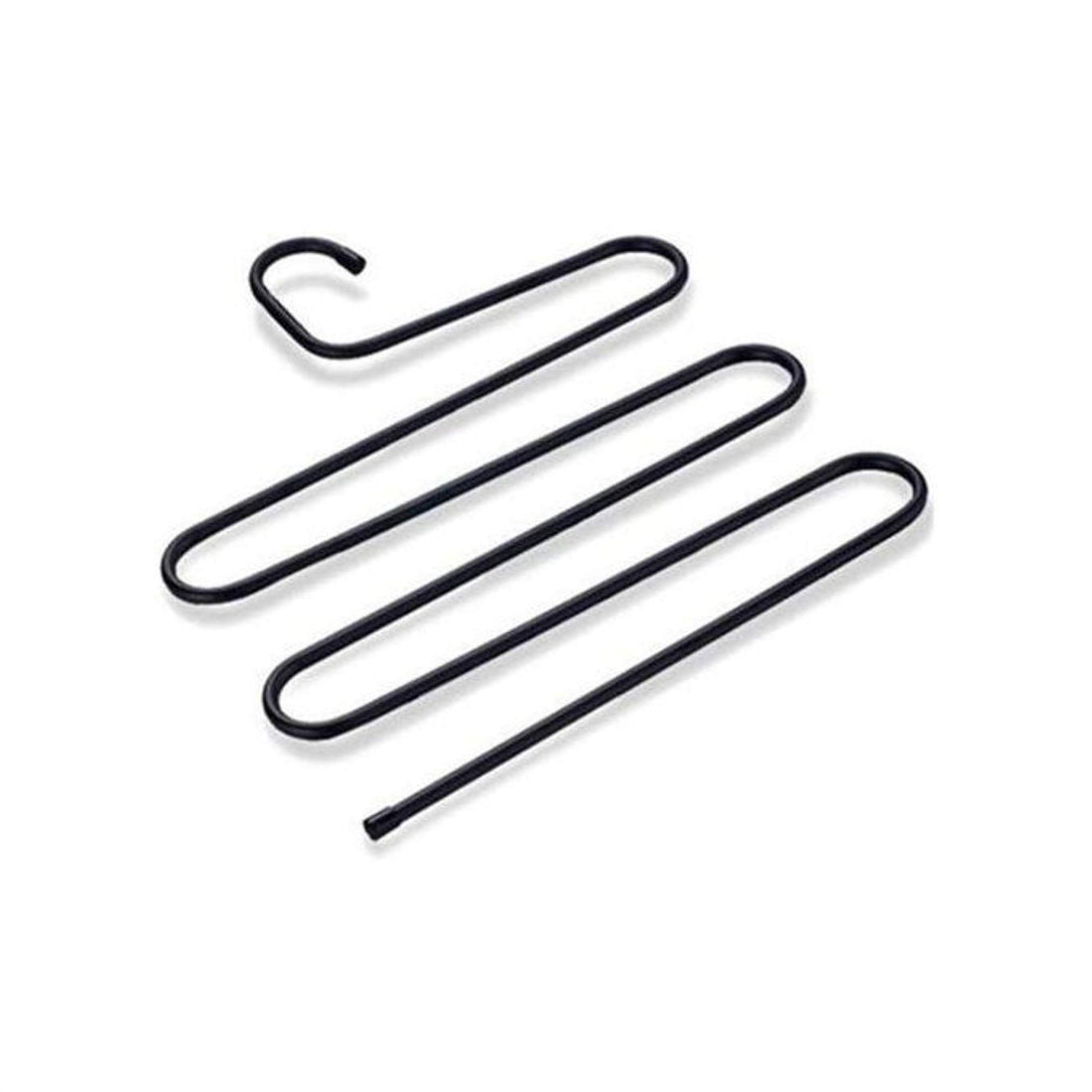 Generic Multi Color Metal Spiral Pants Hanger Holds 5 Pants