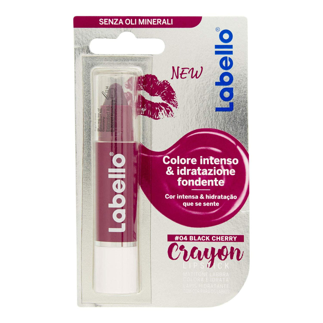 Crayon Lipstick 04 Black Cherry colour Intense