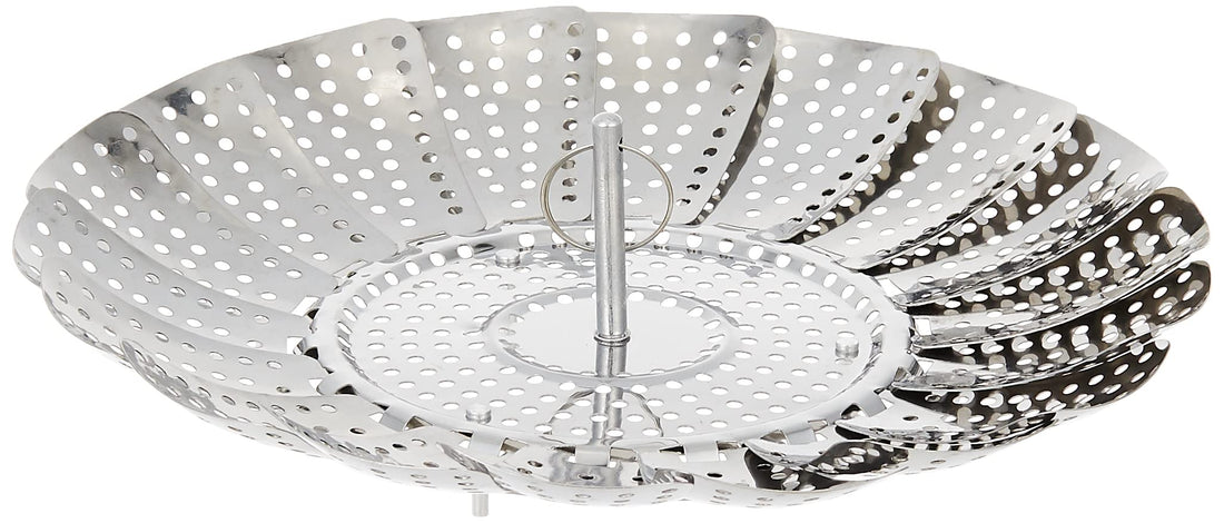 Stainless Steel Folding Steamer Multifunction Retractable Steaming Rack Mesh Vegetable Fruit Basket Kitchen Tools