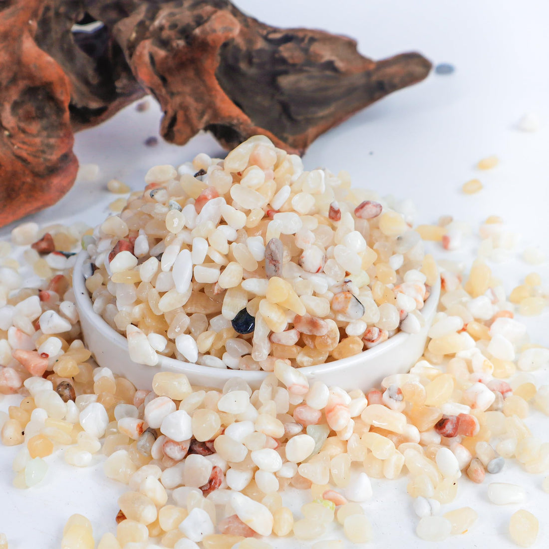 2.4lb Aquarium Gravel for Plants,1/5 Inch Natural Decorative River Rocks for Succulent and Cactus Landscaping, Natural Small Rocks for Fish Tanks, Vases & Terrariums