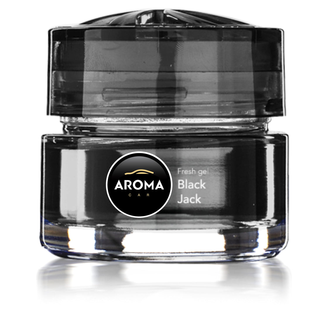 Midnight Essence: Black Aroma Gel Jar - 50ml
