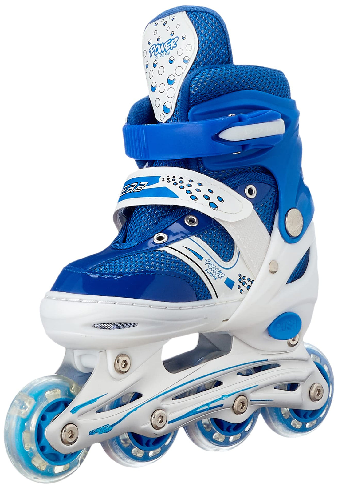 Rustomart Roller Skate Shoes for Children Small Blue and White 1.0 Base box