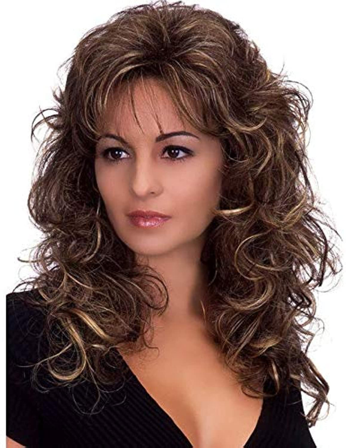 Fluffy wig long wig 60 cm - 65 cm