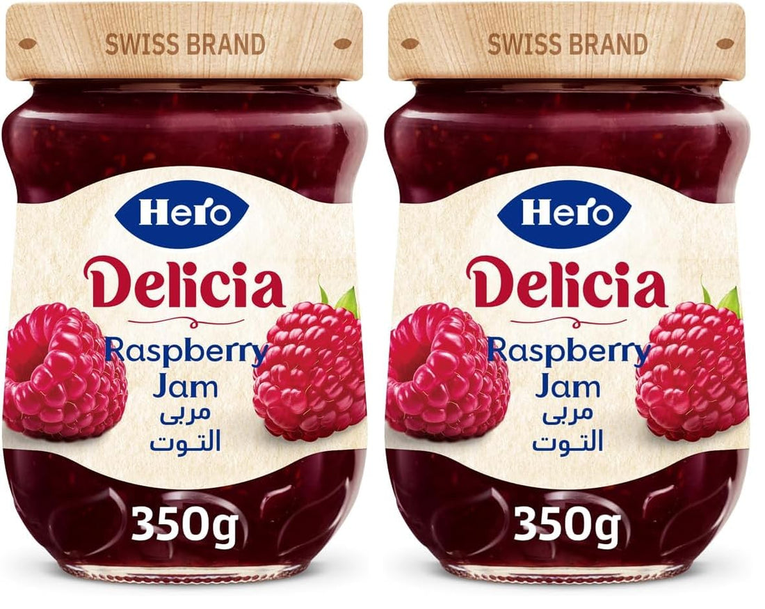 Hero ngx raspberry jam 12/350 gm (Pack of 2)