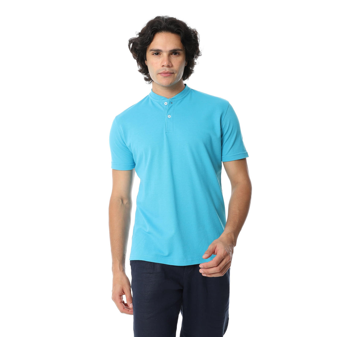 Andora Mens Basic Henely Neck Western (pack of 1)