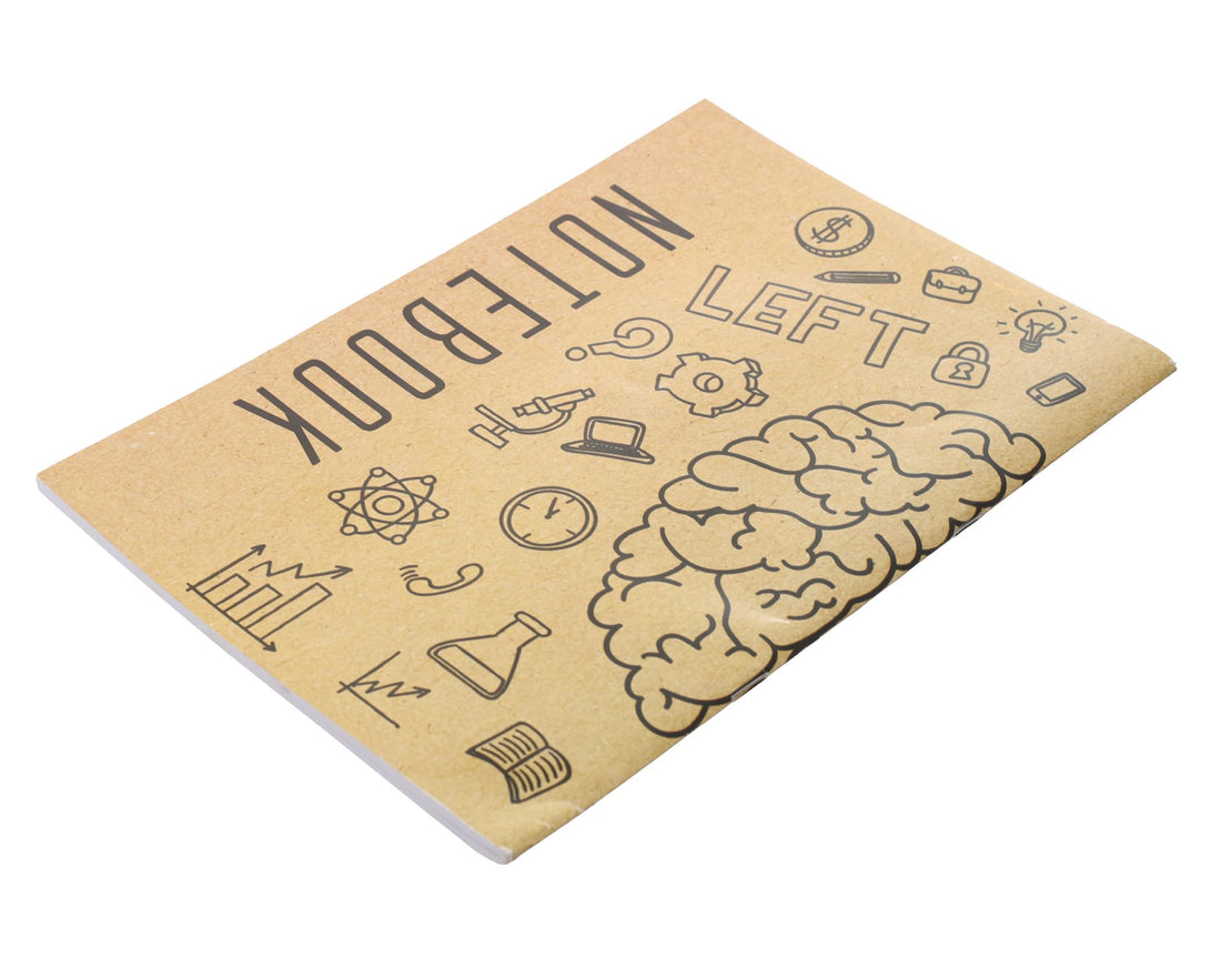 Extra Line University Notebook Stapled Ruled 60 Sheets Craft Design Coated Cover A4