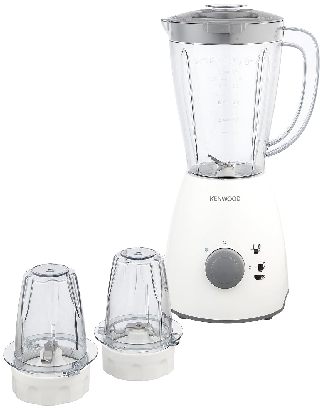 Kenwood BLP10.CO Blender with Plastic Jug, 2 Liters and Mill, 2 Pieces