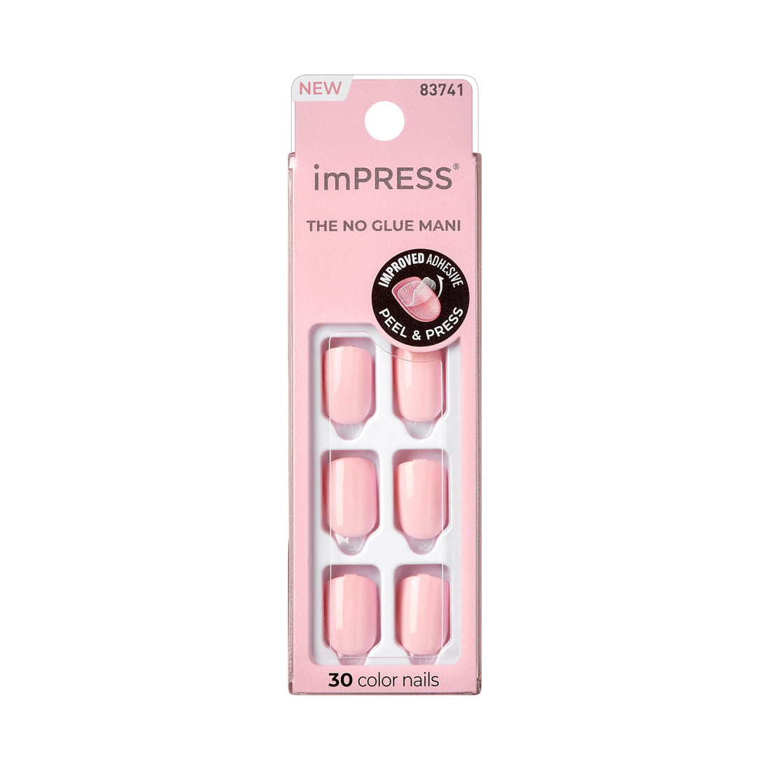 imPRESS Kiss impress nails color - pick me pink kimc002c