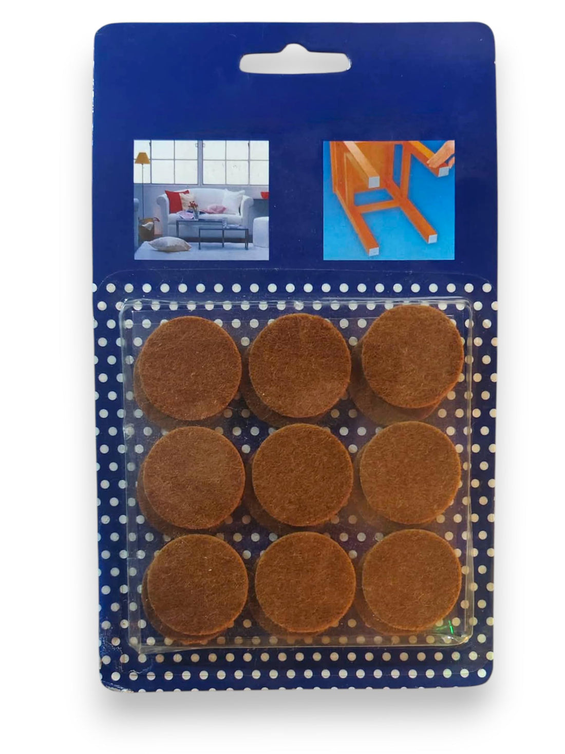 Round Cork Stickers, 18 Pieces, 28 mm, Self Adhesive, Protect Furniture and Floors