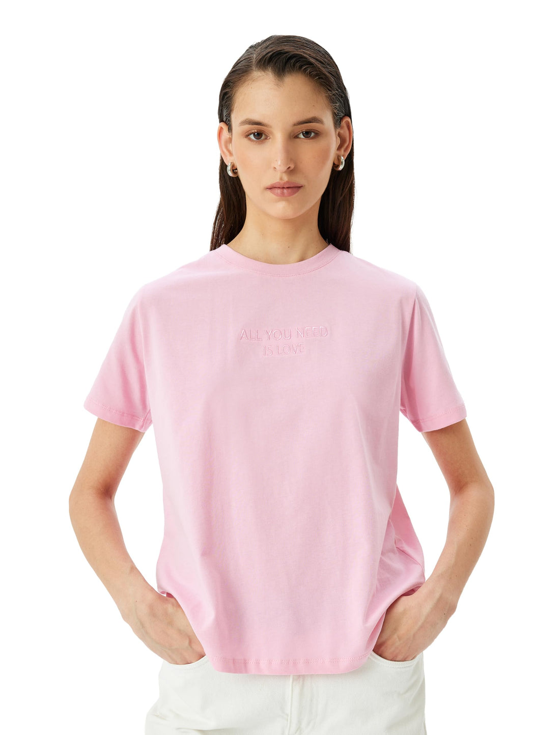 KOTON Womens Basic T-Shirt Modern (pack of 1)