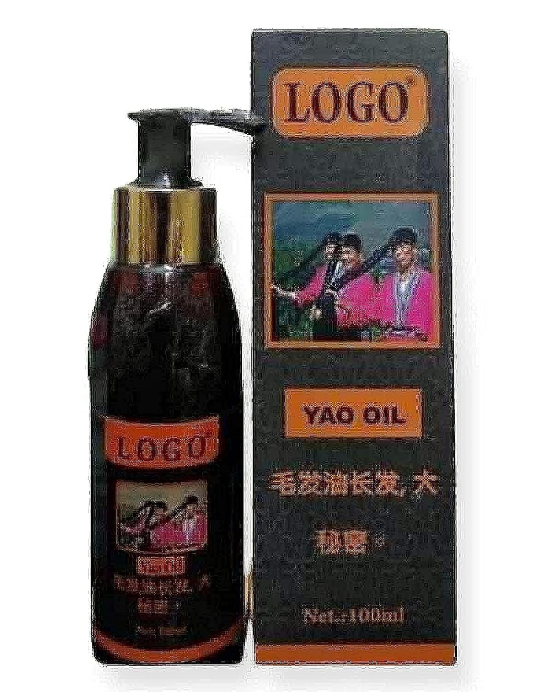 Chinese Logo Oil for Hair 3.4oz