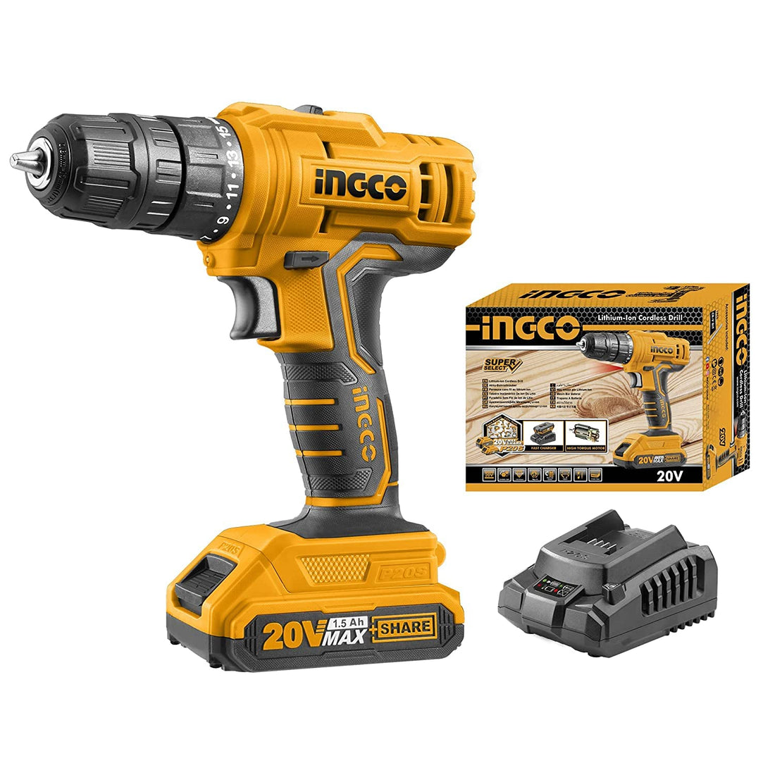 INGCO CDLI20028 Lithium-ion cordless drill