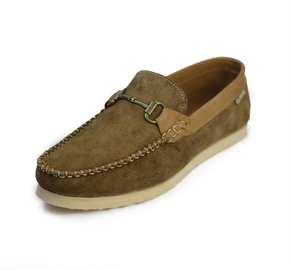 Fashion Men's Shoes Natural Suede – Luxury Design and Anti-Slip EVA Sole for Lasting Comfort and Style
