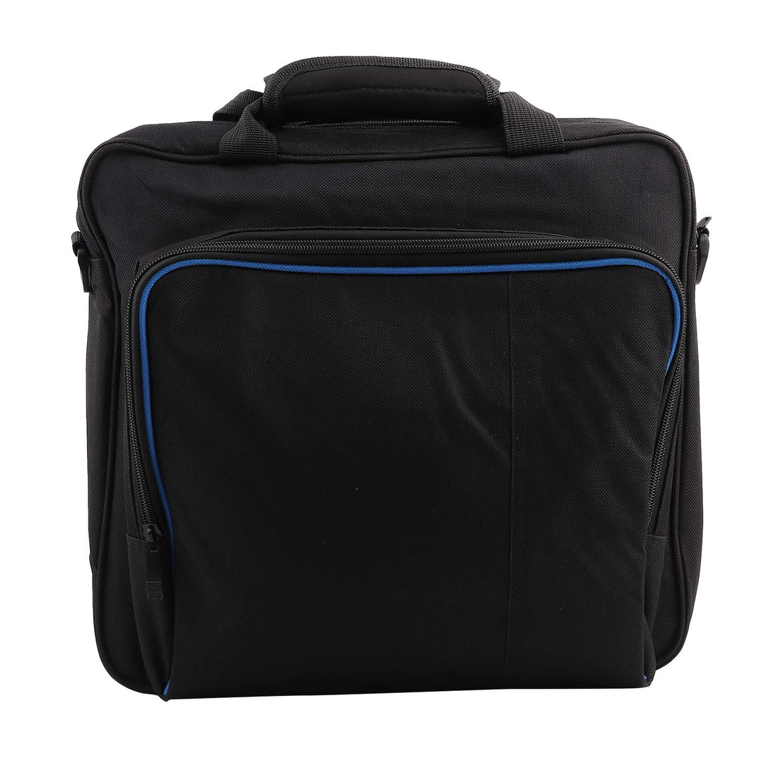 for Playstation 4 Slim Case Ps4 Travel Case Black Nylon Fabric Portable Handbag Travel Storage Bag Fully Protective Waterproof Shoulder Bag for Ps4