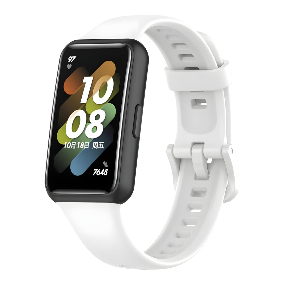 Next Store Silicone Band Compatible with Huawei Band 7, Waterproof Durable Adjustable Sport Watch Strap Perfect Protection