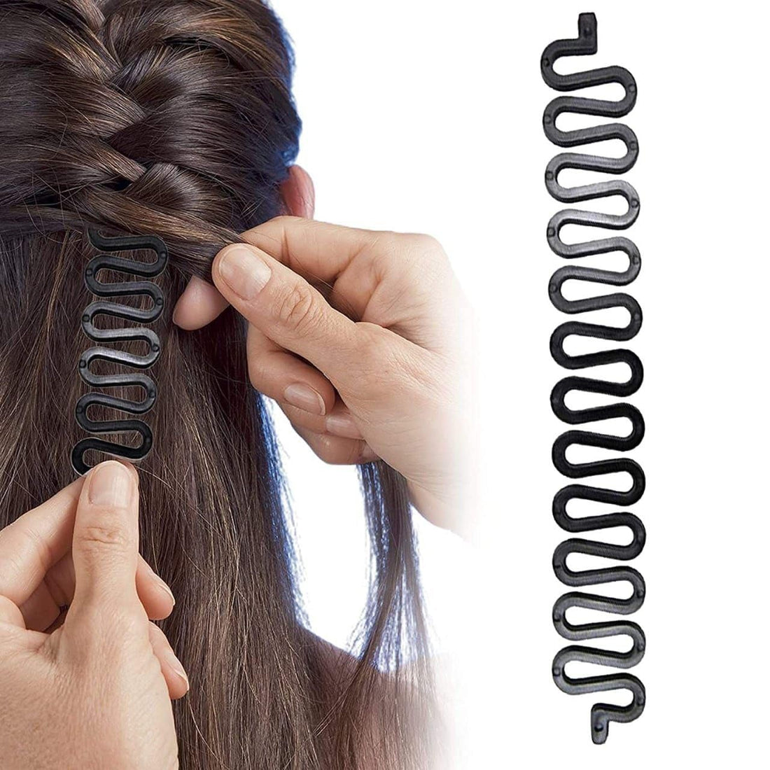 Elegant French Hair Twist Clips Set of 4 – Premium Hair Styling Tool for Women & Girls – Create Beautiful Twists, Braids & Highlights – Durable Non-Slip Hair Accessories for Daily Hairstyles