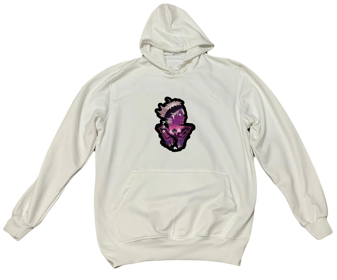 japanese anime Asta clover Lily Aquaria Neige black Hoodie 3 (XXL)