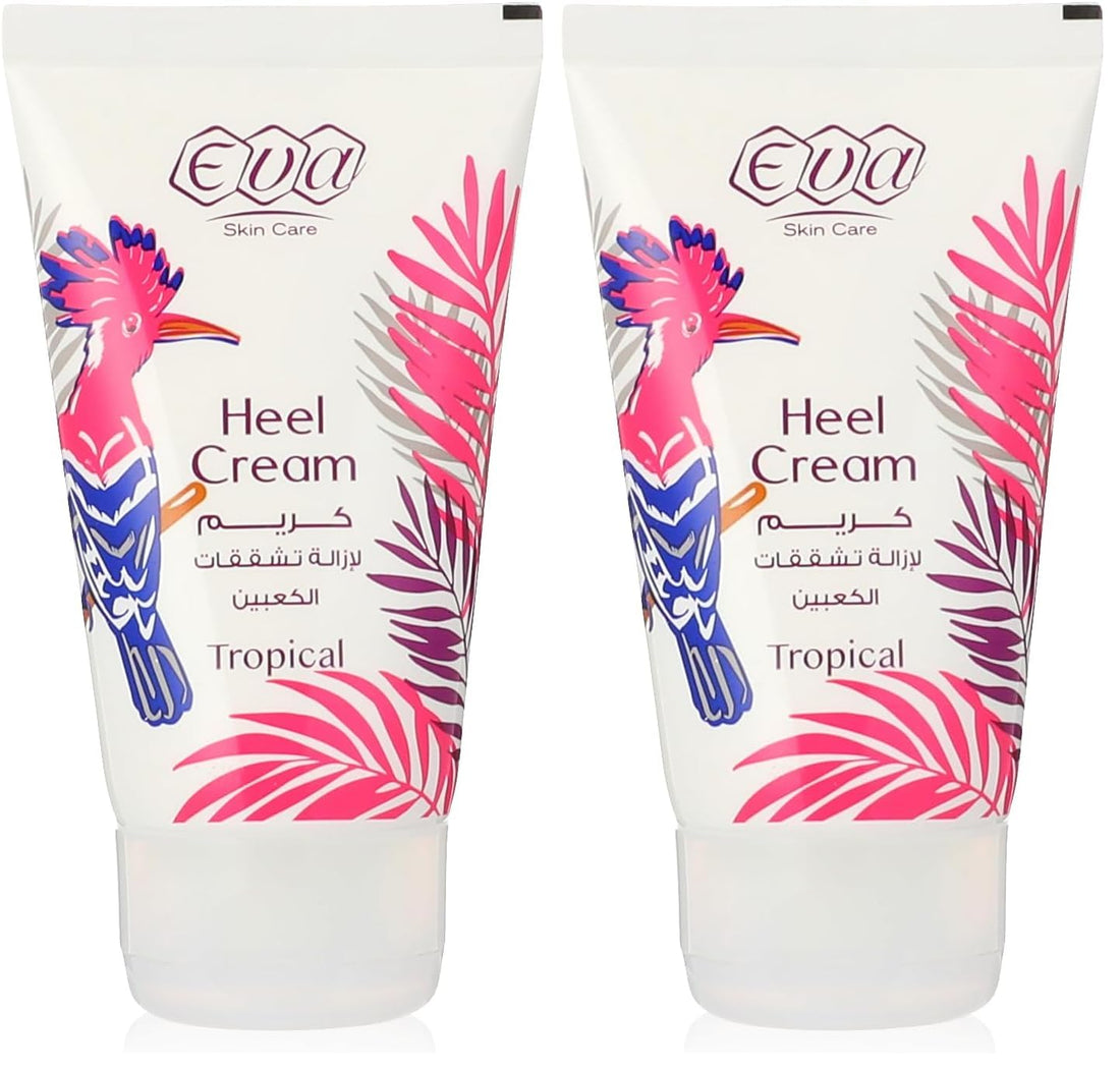 Eva Skin Care Heel Cream Tropical - 60ml (Pack of 2)