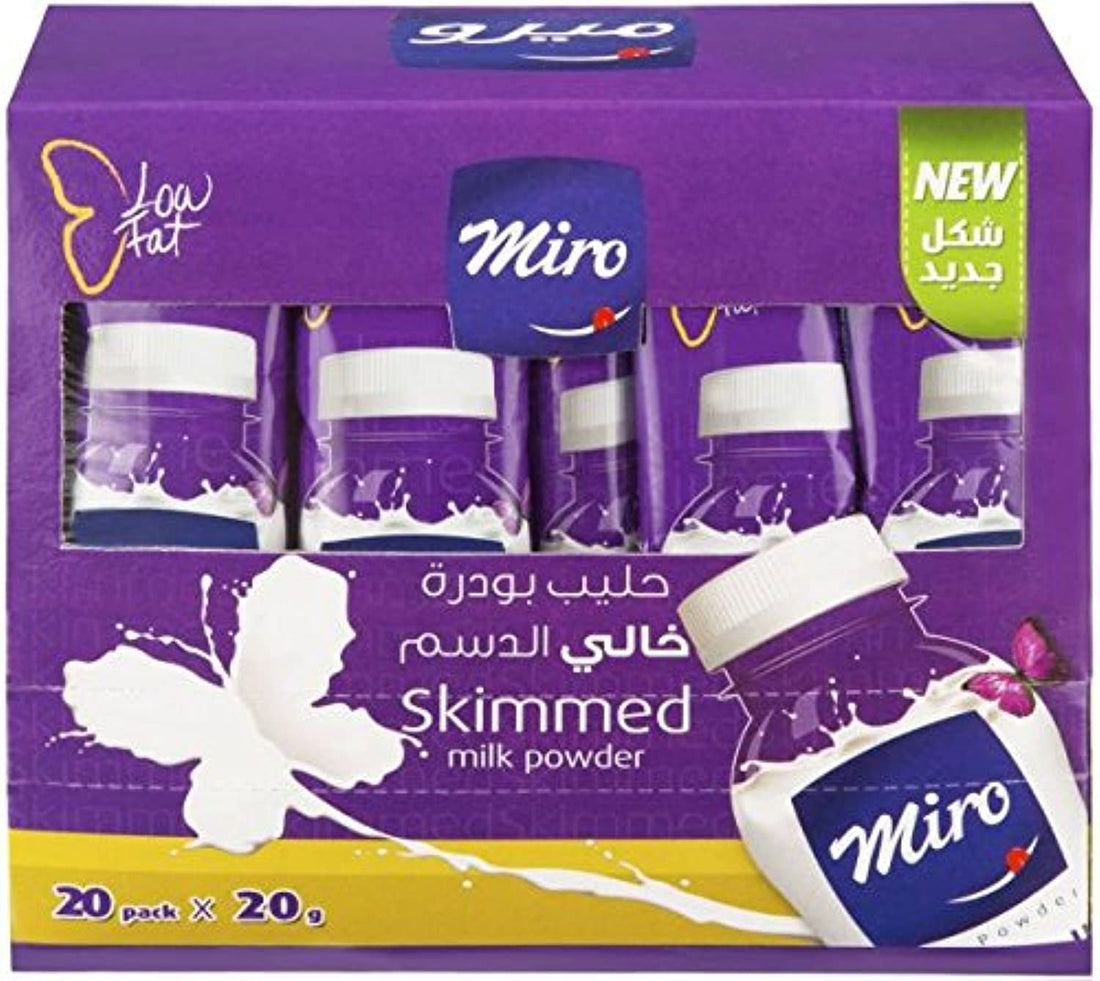 Miro Milk Powder Set Of 20 Pack Skimmed, 20 gm