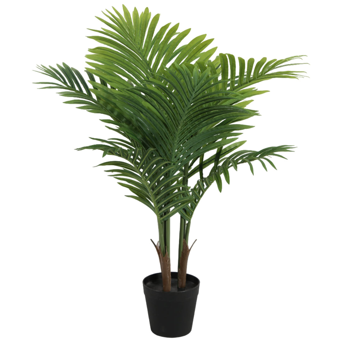 Artificial Plants with Plastic Pots – Ideal for Home Decoration | Artificial Tree – Areca Palm Tree – 95 cm | Decorative Plants – Artificial Plant Ideal as Living Room, Bedroom Ornaments