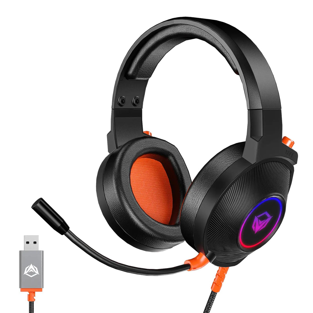 HP012 USB Virtual 7.1 Surround Sound Gaming Headset