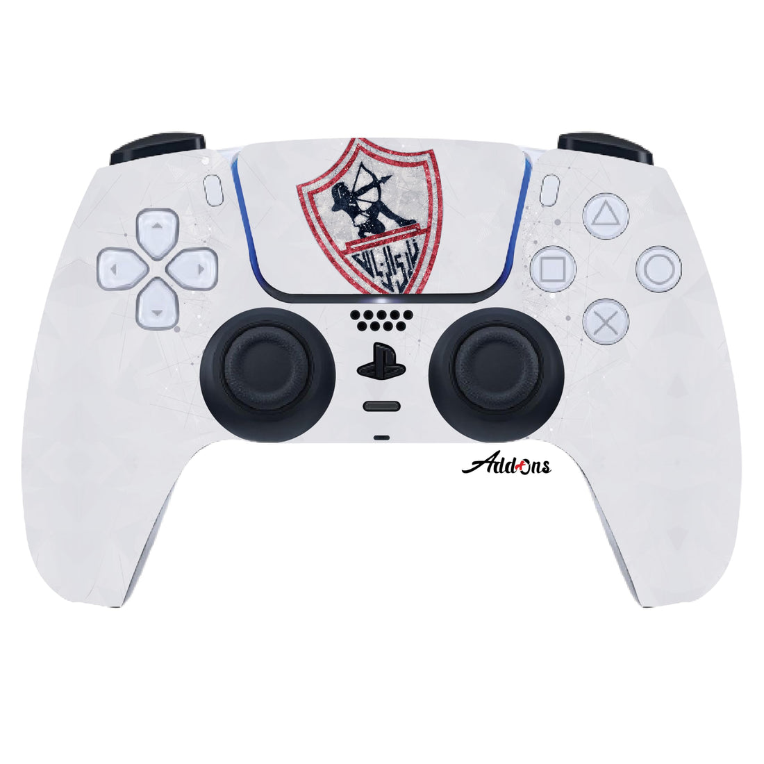 Add-Ons PS5 Zamalek SC #4 Skin Sticker Compatible with PlayStation 5 Controller