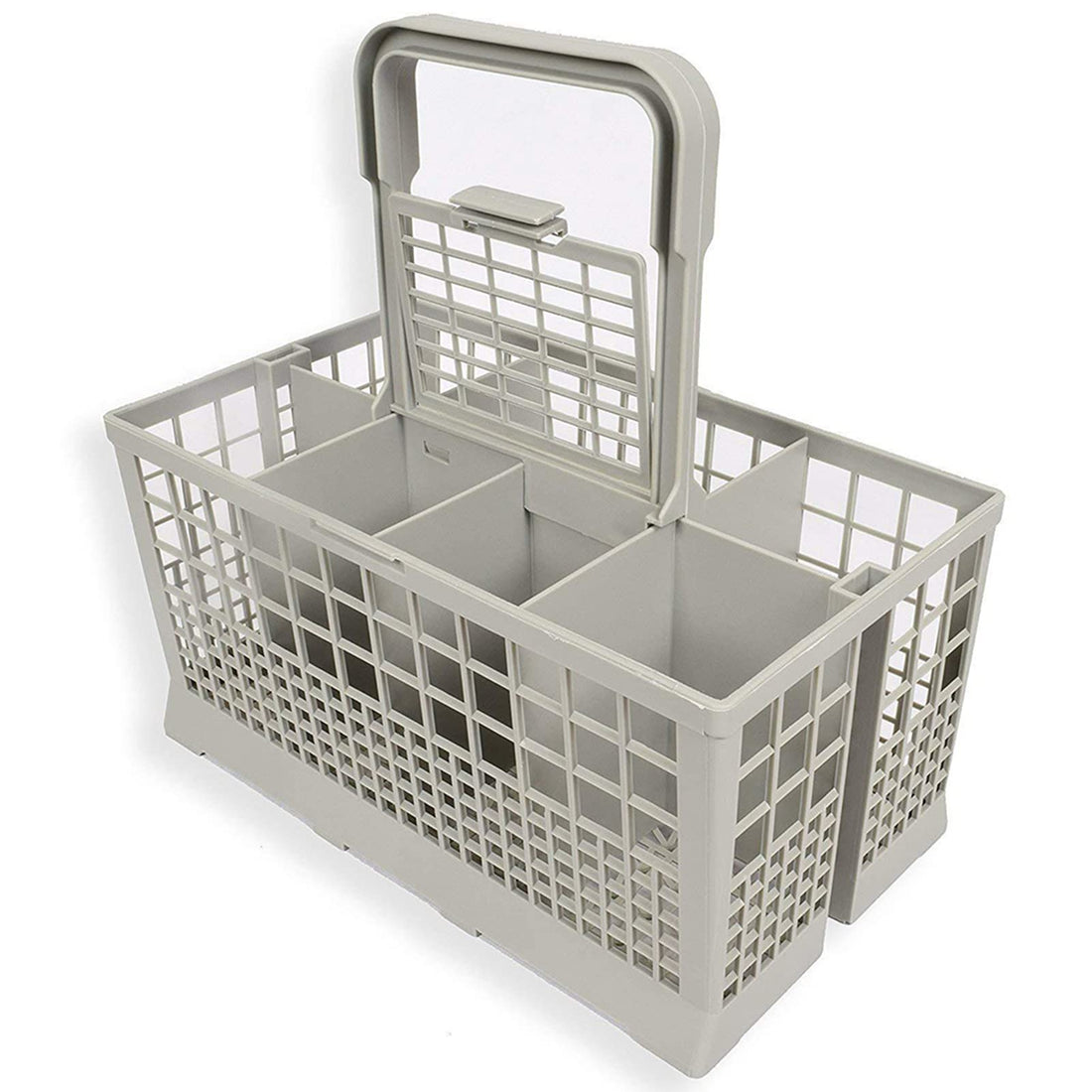 Eacam Universal Dishwasher Basket Cutlery Dinnerware Dishwasher Basket Replacement Rack Accessory Cutlery Holder Fits for Most Dishwasher