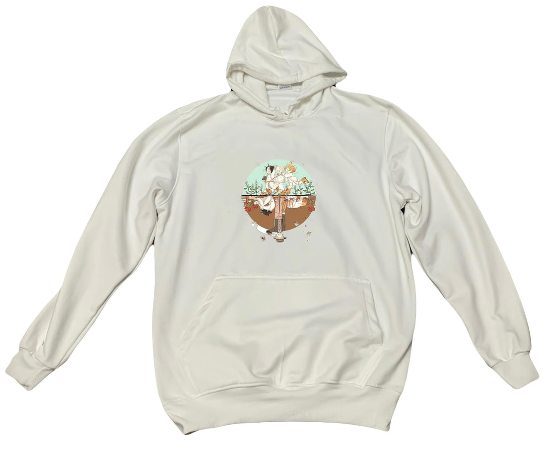 Japaneses anime ThePromised Neverland Norman ray Emmaphil carol hoodie 2 (XL)