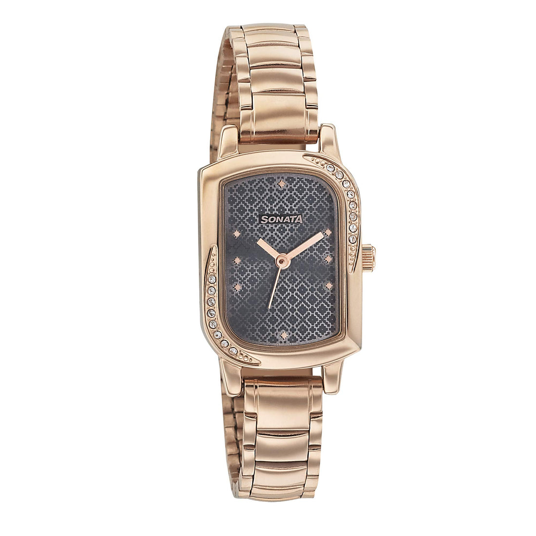 Sonata Blush It Up Analog Silver Dial Women's Watch-NN87001WM03, Strap